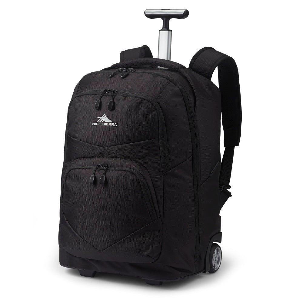 High Sierra Freewheel Backpack With 15.6in Laptop Pocket, Black