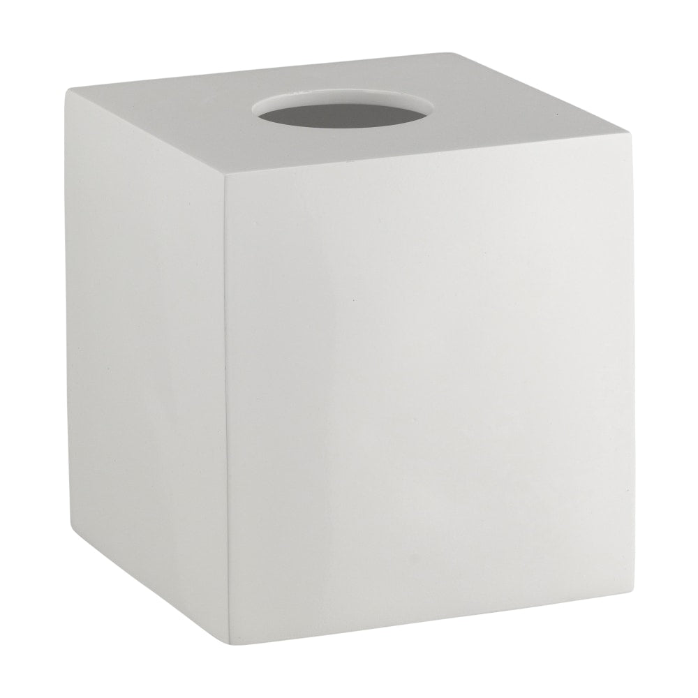 Erwyn Products Form Boutique Tissue Box Covers, 6inH x 6inL x 6inW, White, Set Of 12 Covers