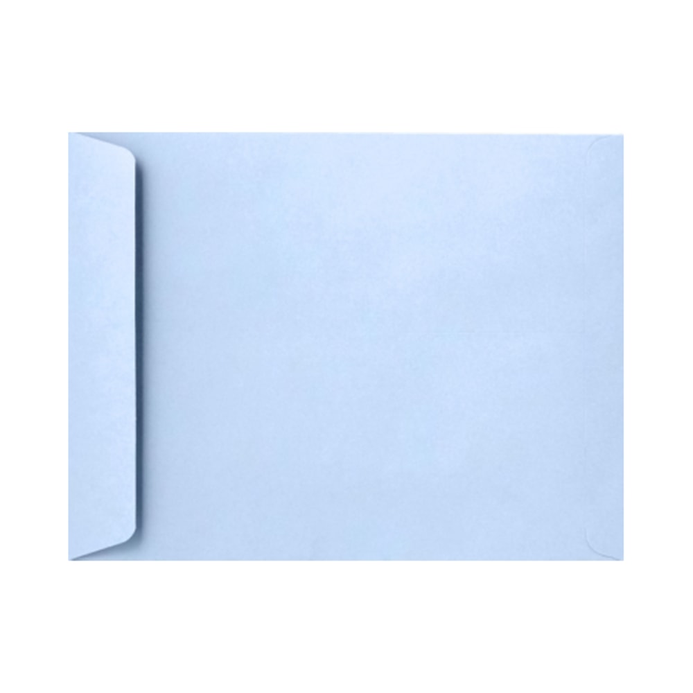 LUX Open-End 10in x 13in Envelopes, Peel & Press Closure, Baby Blue, Pack Of 50