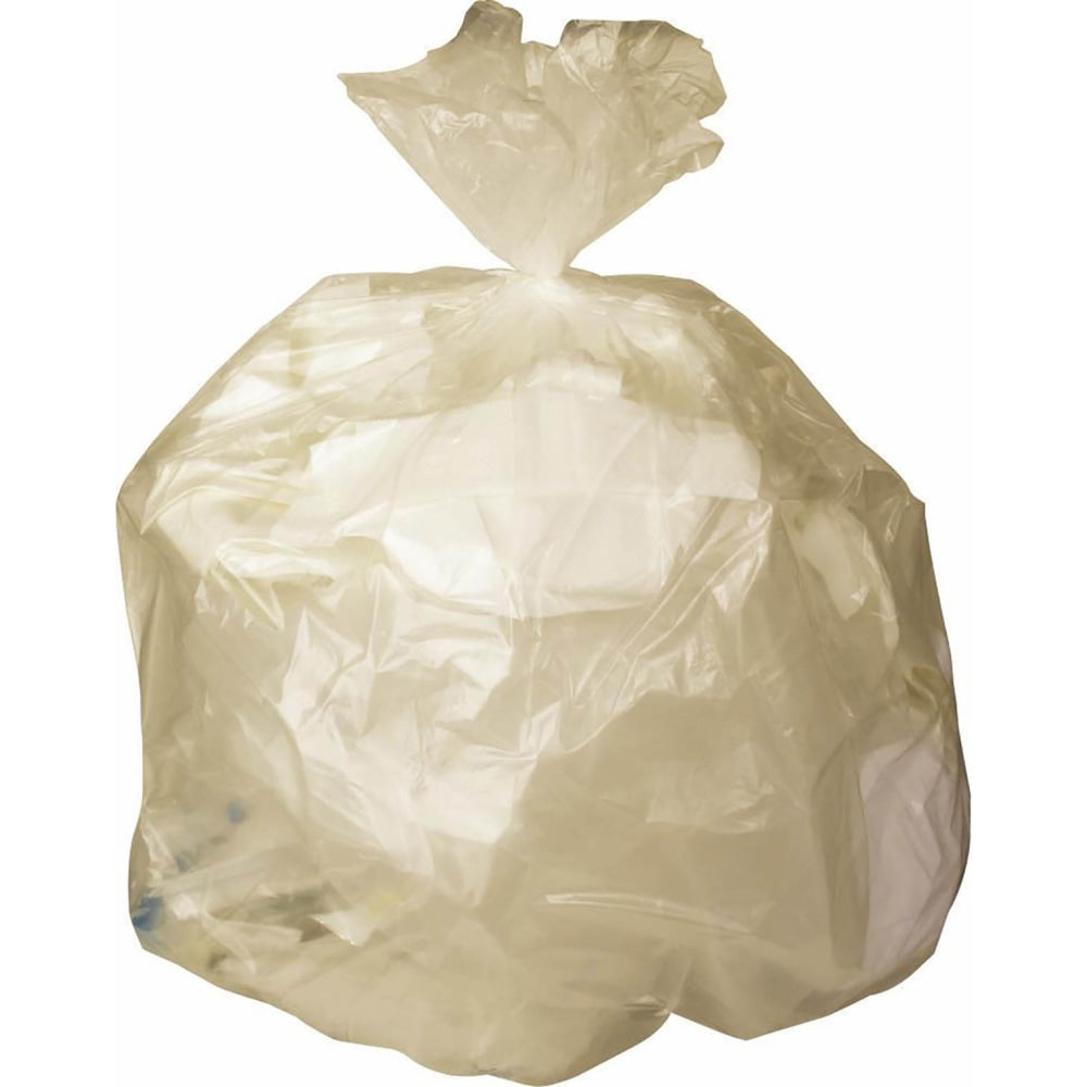 Medline Low-Density 0.6-Mil Liners, Flat, 30 Gallons, 30in x 36in, Clear, Pack Of 250