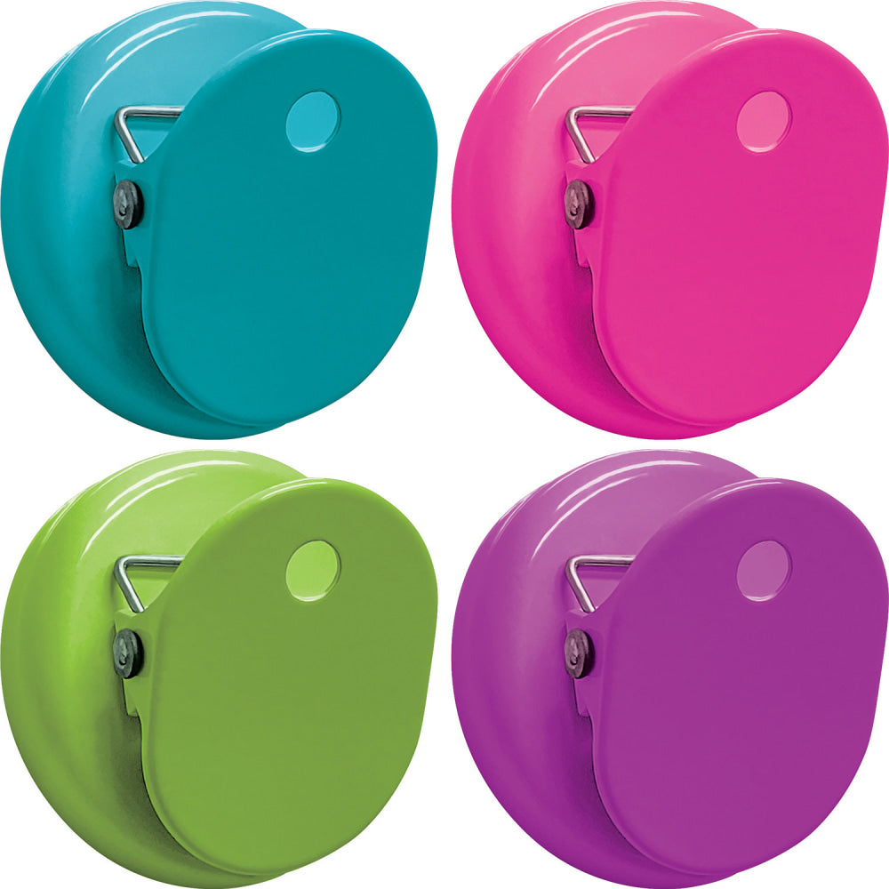 Teacher Created Resources Magnetic Clips, Colorful, Pack Of 4