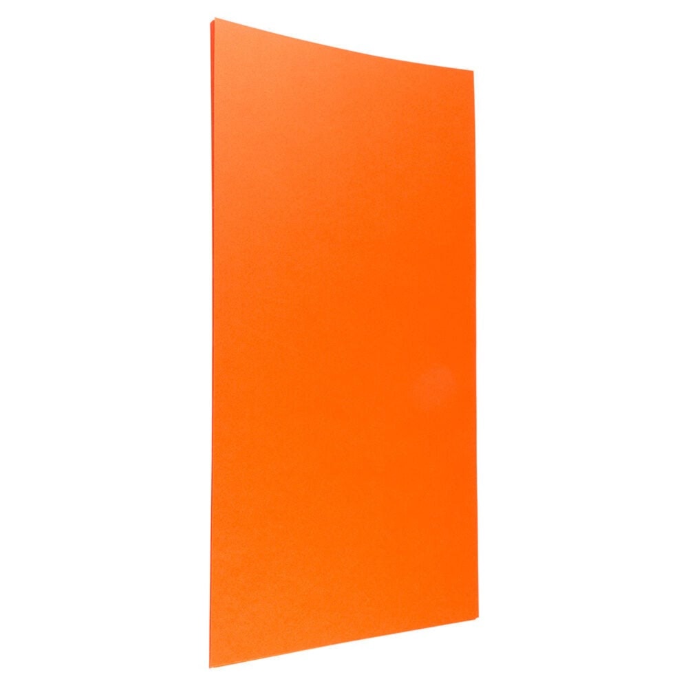 JAM Paper Legal Paper, Orange Flame Metallic, Legal (8.5in x 14in), 25 Sheets Per Pack, 32 Lb