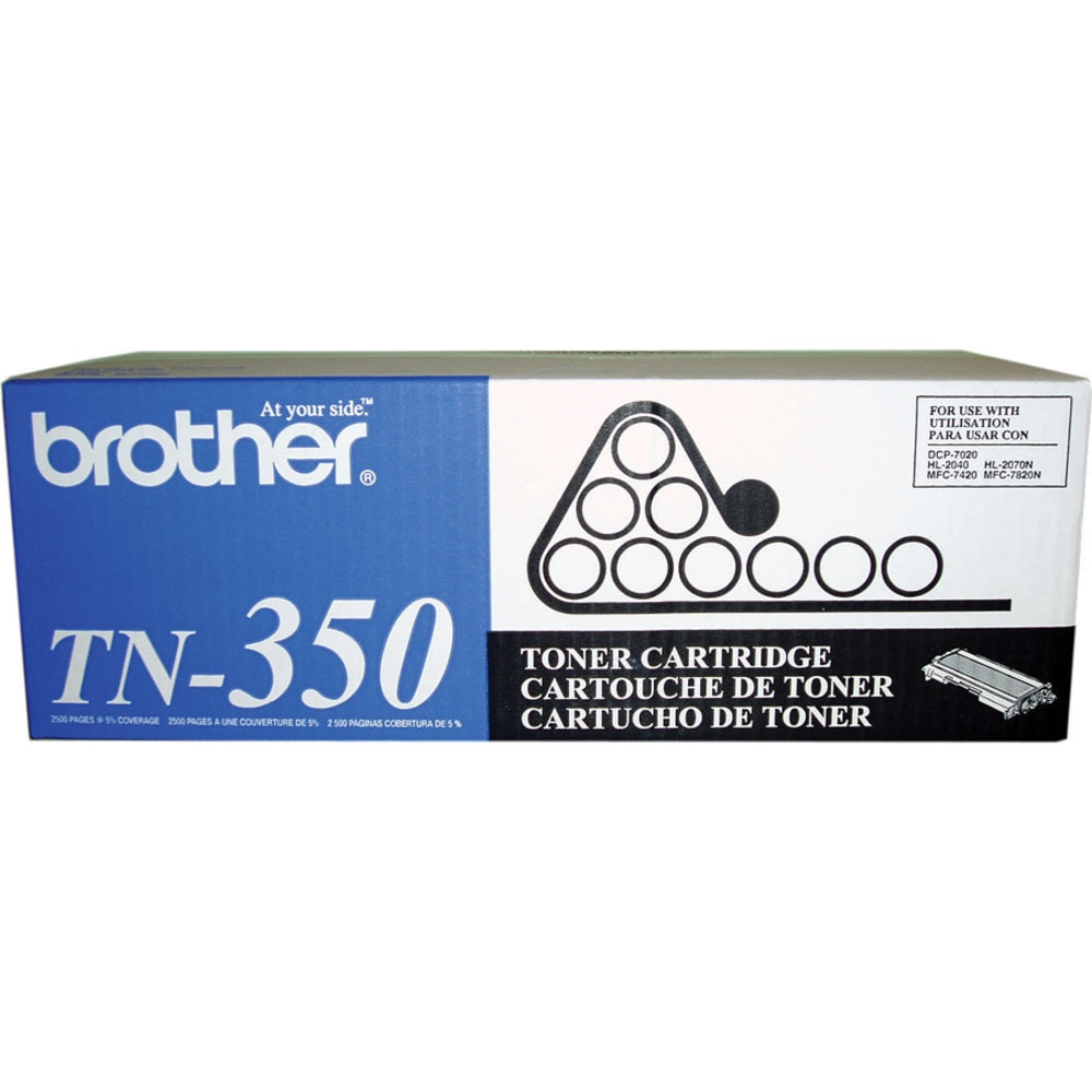 Brother TN-350 Black Toner Cartridge, TN-350BK