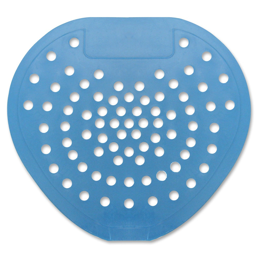 HOSPECO Health Gards Vinyl Urinal Screen, Mint Scent, 7.75 x 6.88, Blue, Dozen