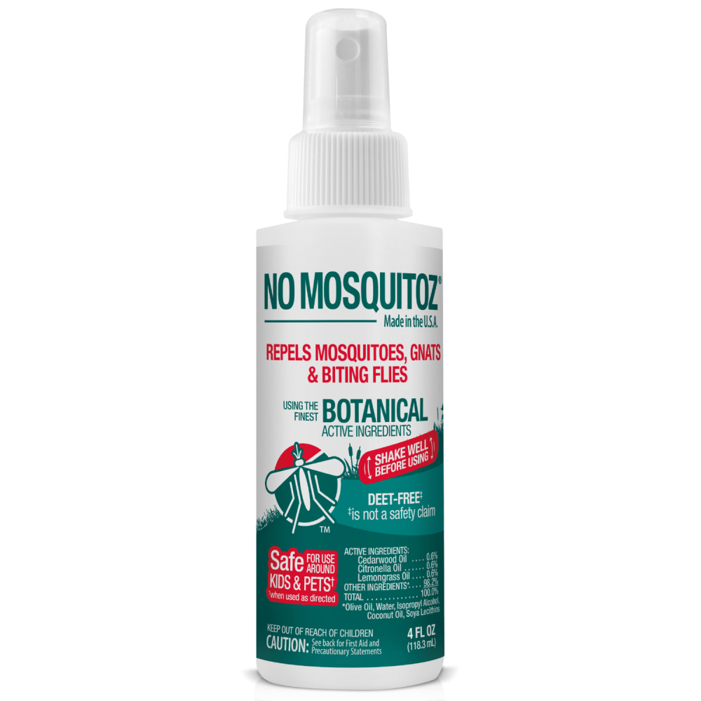No Natz No Mosquitoz Botanical Insect Repellent, Woodsy Scent, 4 Oz