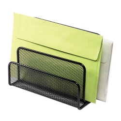 Office Depot Brand Mesh Mini Sorter, Black