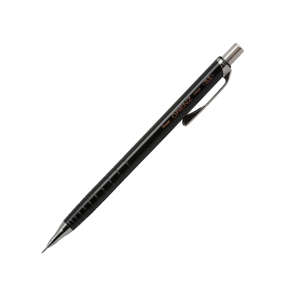 Pentel Orenz Mechanical Pencil, B Lead, 0.5 mm, Black Barrel