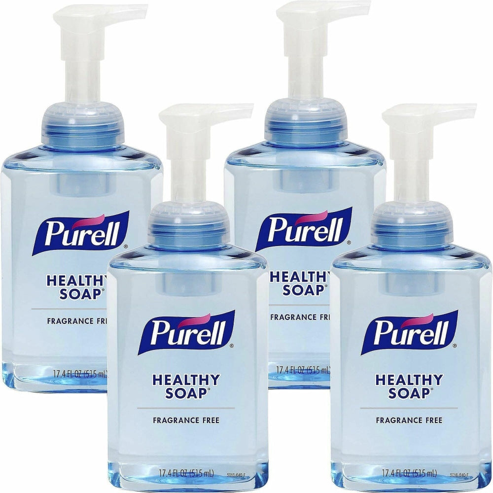 PURELL HEALTHY SOAP Gentle & Free Foam, 17.4 oz., Pump Dispenser, 501604CT