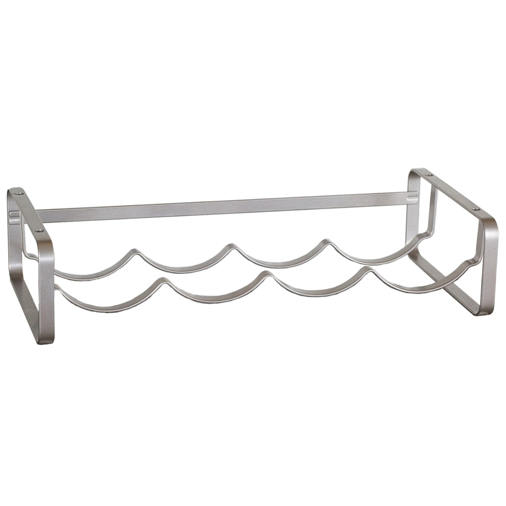 Better Houseware Stackable Steel Wine Rack, 3inH x 16inW x 8inD, Black