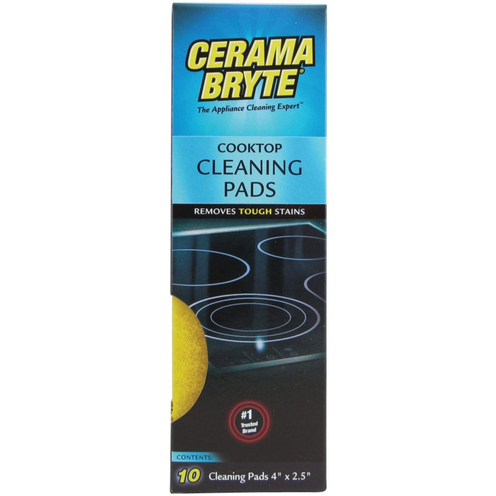 Cerama bryte Ceramic Cooktop Surface Cleaner - For Glass, Ceramic - Recommended For: Stain Remover - 10 / Box