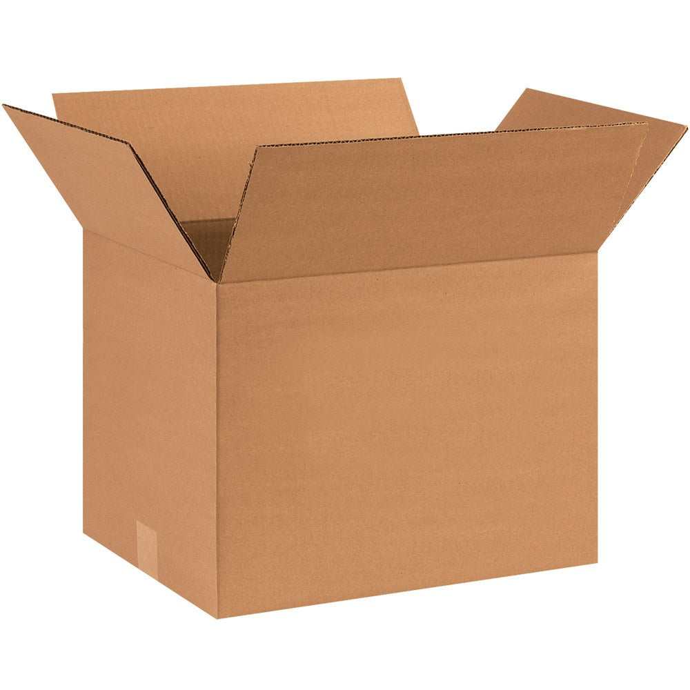 Partners Brand Heavy-Duty Storage Boxes, 10in x 10in x 14in, Kraft, Case Of 25