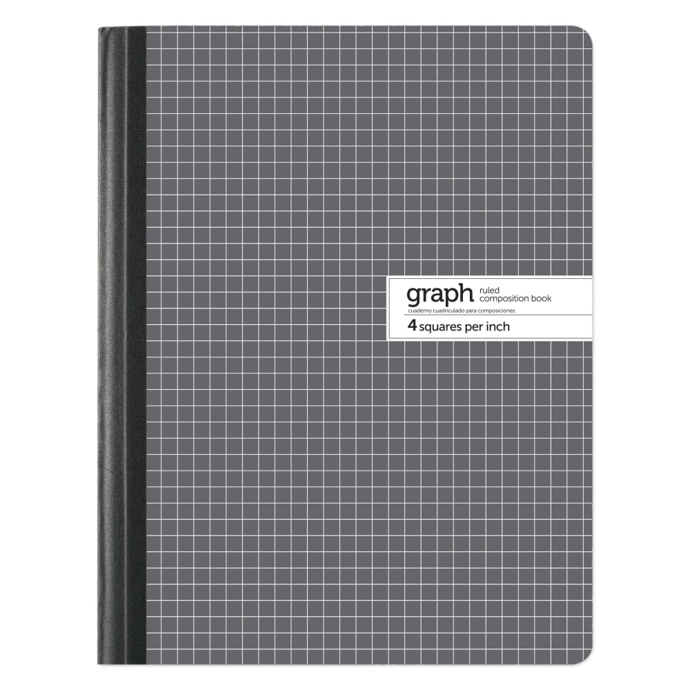 Office Depot Brand Composition Book, 7-1/2in x 9-3/4in, Quad Ruled, 100 Sheets