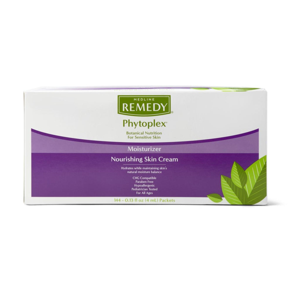 Medline Remedy Phytoplex Nourishing Vanilla Skin Cream, 0.13 Oz, Case Of 144 Packets