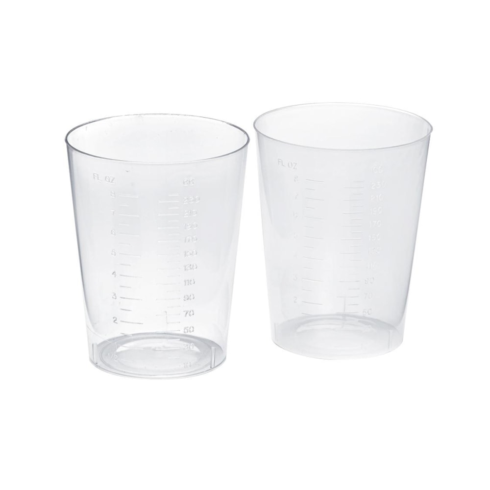 Medline Intake Glasses, Flex, 9 Oz, Translucent, Pack Of 500