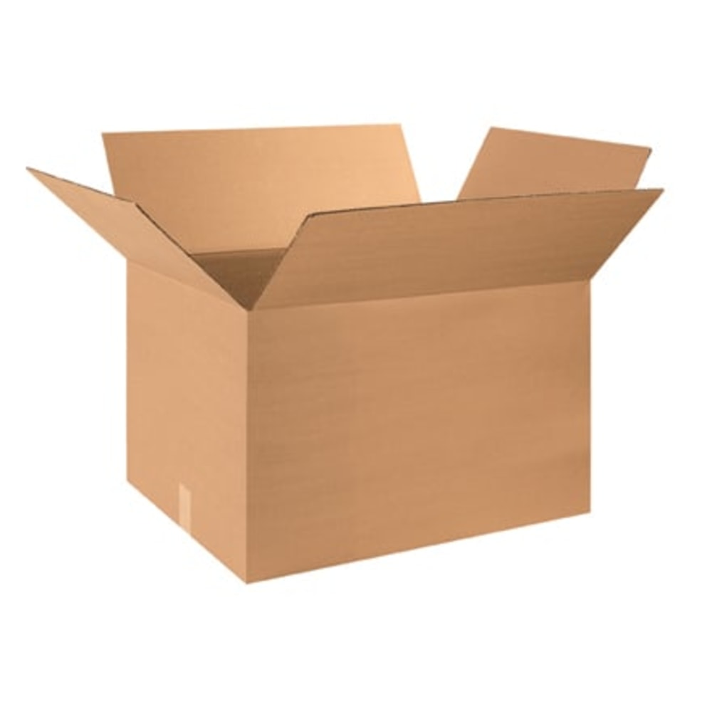 Partners Brand Corrugated Boxes 28in x 18in x 18in, Kraft, Bundle of 10