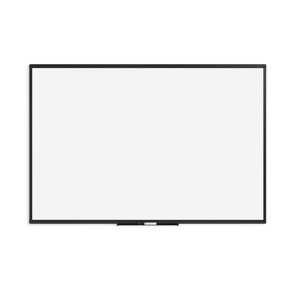 U Brands PINIT Magnetic Dry-Erase Board, 72in X 48in, Black Aluminum Frame, Actual Size 70in X 47in (3012U00-01)