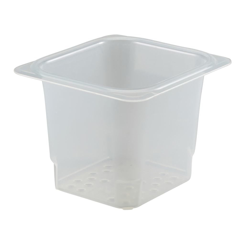 Cambro Translucent GN 1/6 Colander Pans, 5inH x 6-3/8inW x 5inD, Pack Of 6 Colanders