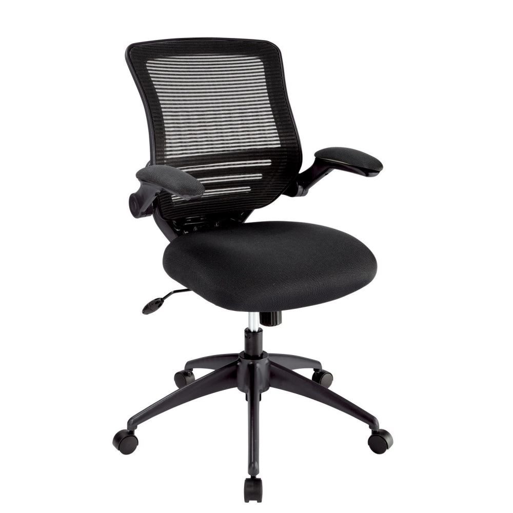 Realspace Calusa Mesh Mid-Back Managers Office Chair, Black, BIFMA Compliant