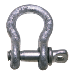 Apex 419 5/8in 3 1/4T Self Colored Carbon Anchor Shackle With Screw Pin