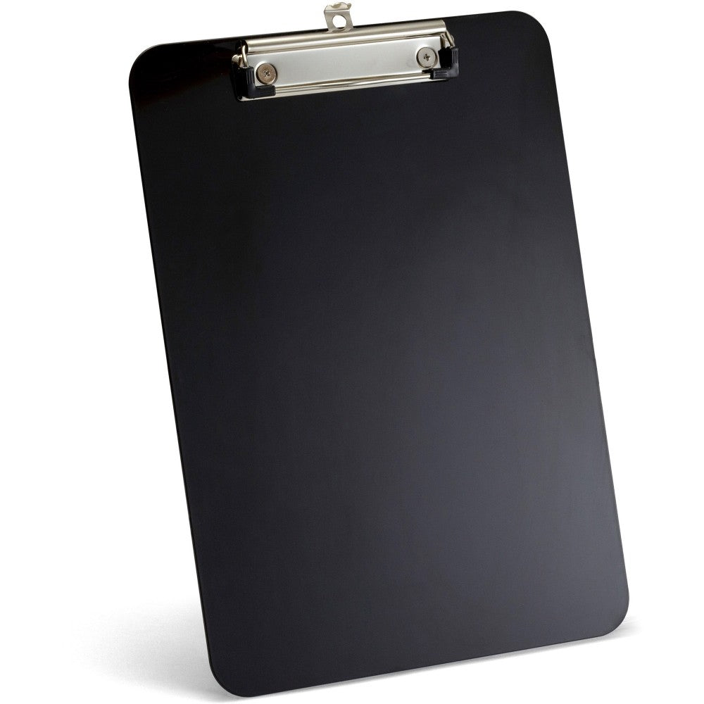 Officemate Magnetic Clipboard, Plastic - Plastic - Black - 1 Each