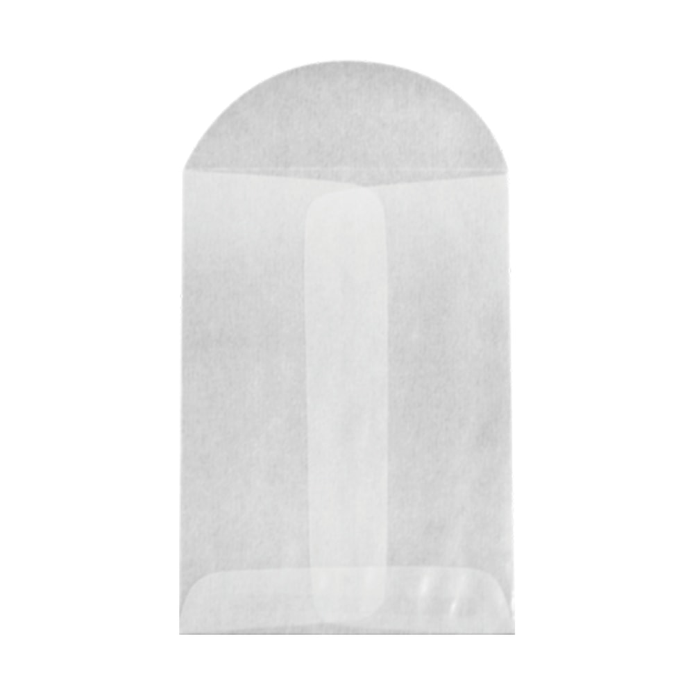 LUX Coin Envelopes, #1, Flap Closure, Glassine, Pack Of 10