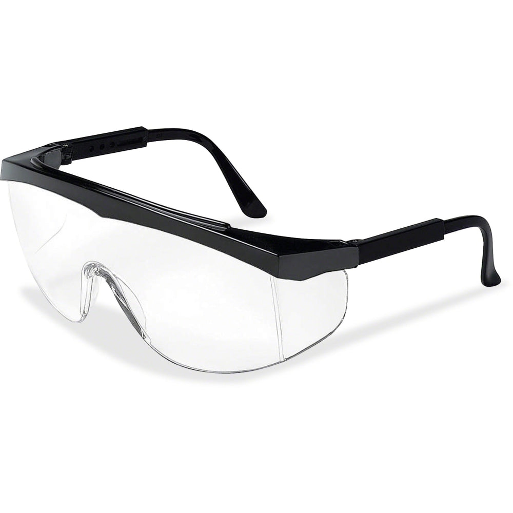 Crews Stratos Wraparound Design Glasses - Adjustable Temple, Comfortable, Lightweight, Scratch Resistant - CRWSS110