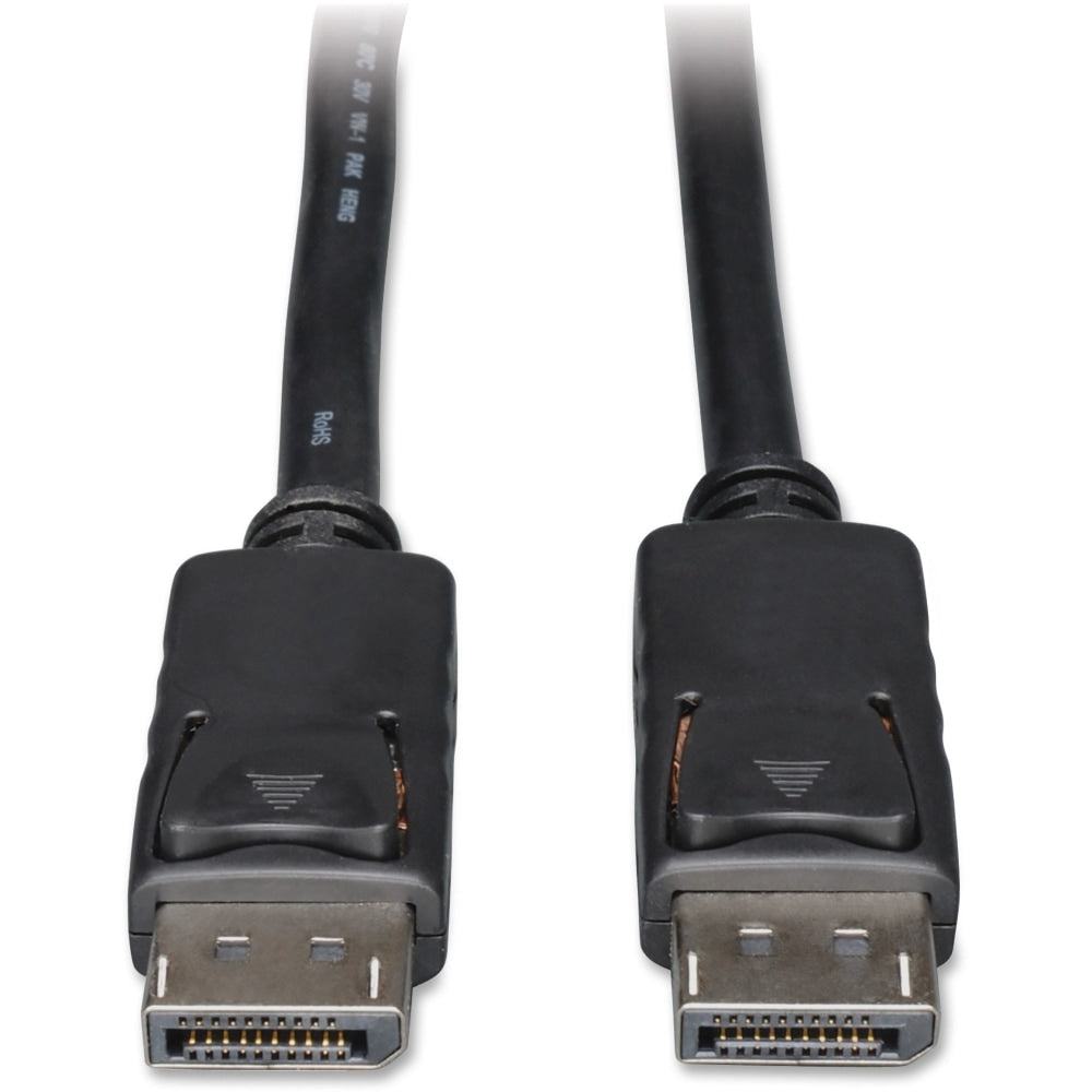 Tripp Lite Display Port Monitor Cable With Latches, 6', Black, P580-006