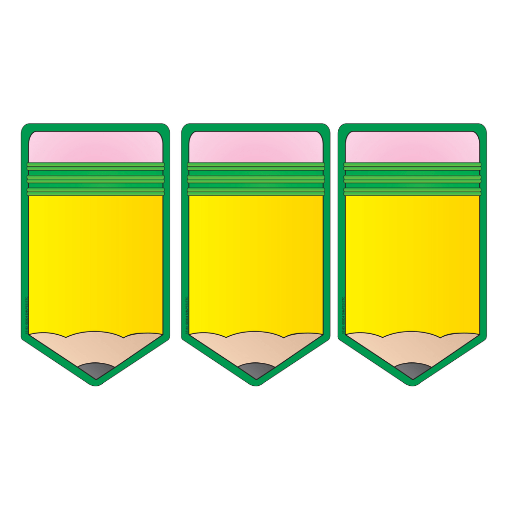 Creative Shapes Etc. Notepads, 5in x 7in, Pencil, Pack Of 6 Notepads