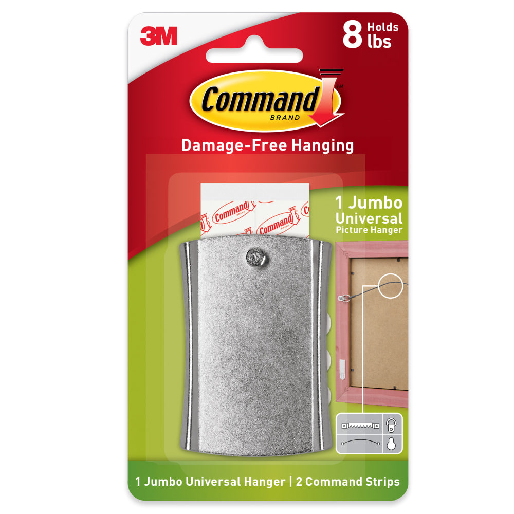 Command Universal Frame Hangers, 1 Command Hanger, 4 Command Strips