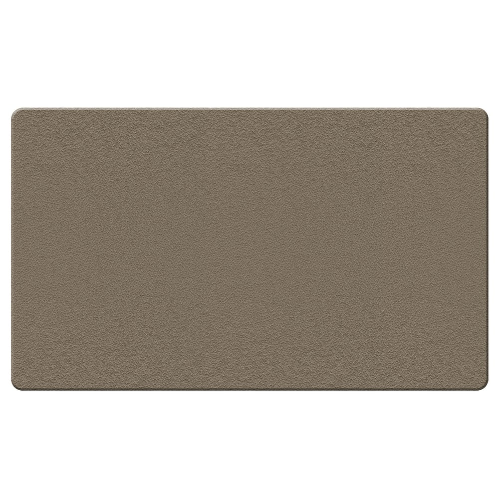 Ghent Fabric Bulletin Board With Wrapped Edges, 11-7/8in x 47-7/8in, Taupe