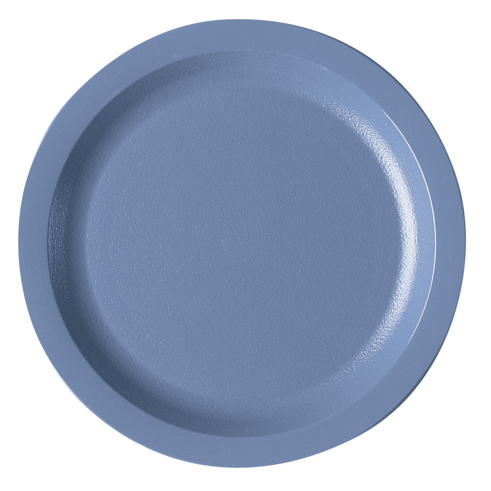 Cambro Camwear Round Dinnerware Plates, 7-1/4in, Slate Blue, Pack Of 48 Plates
