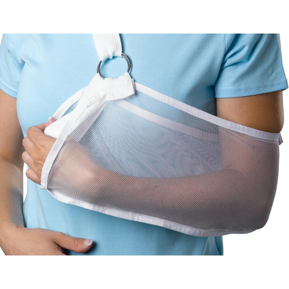 Medline Cool Mesh Arm Sling, Small, White