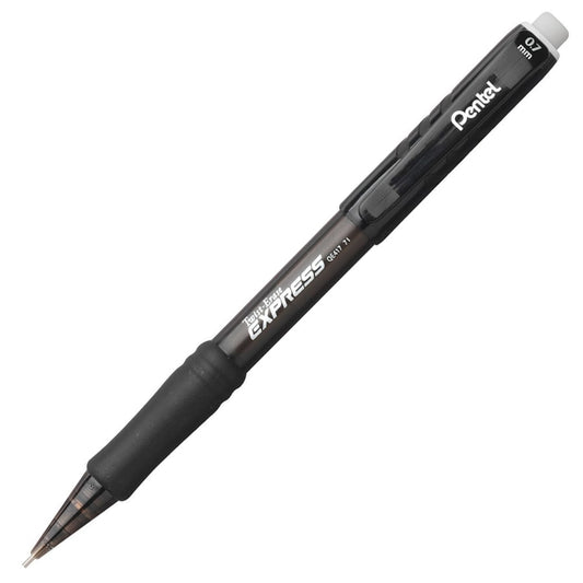 Pentel Twist-Erase Express Mechanical Pencil, 0.7 mm, Black Barrel