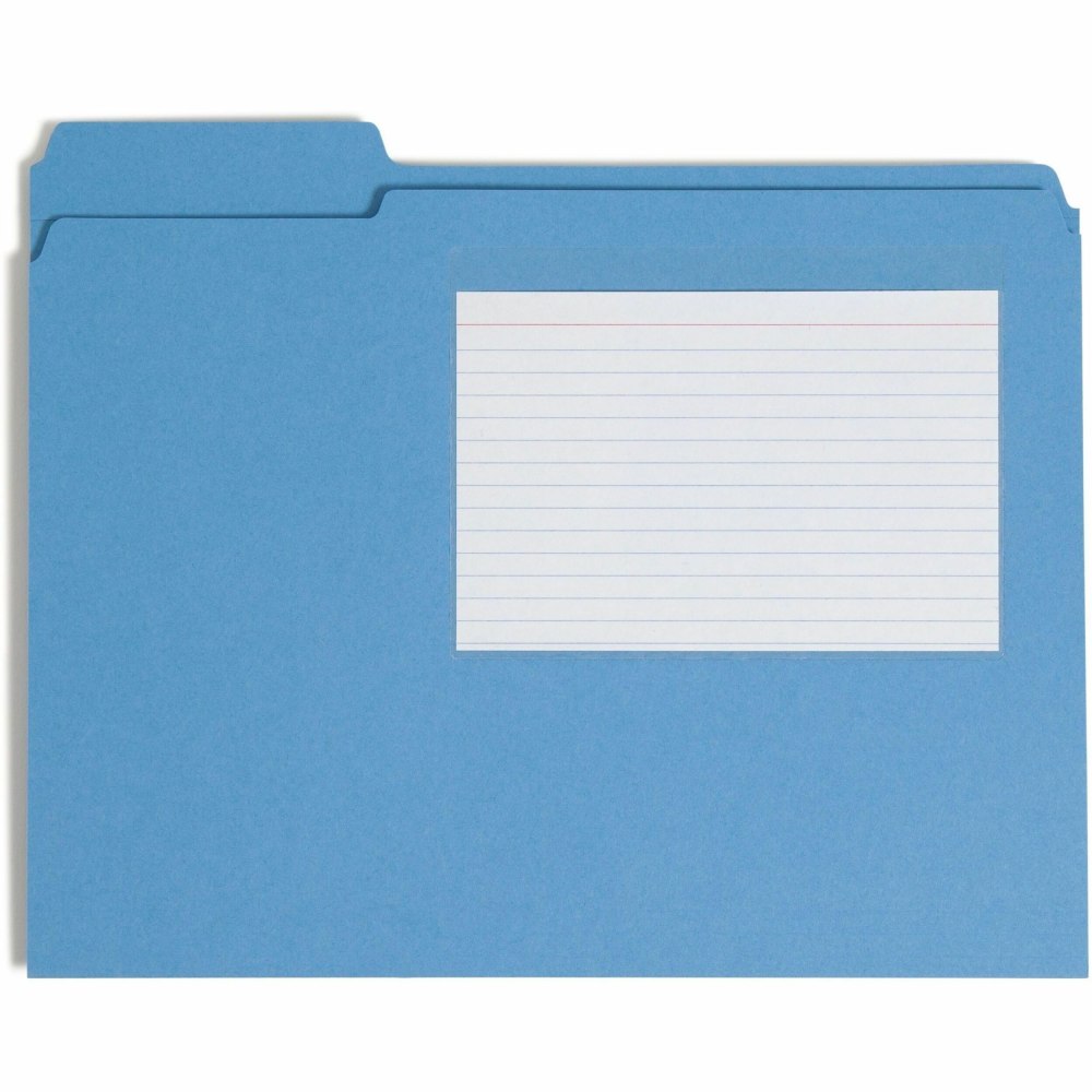 Smead Self-Adhesive Poly Document Pockets, 6 1/4in x 4 9/16in, Clear, Box Of 100