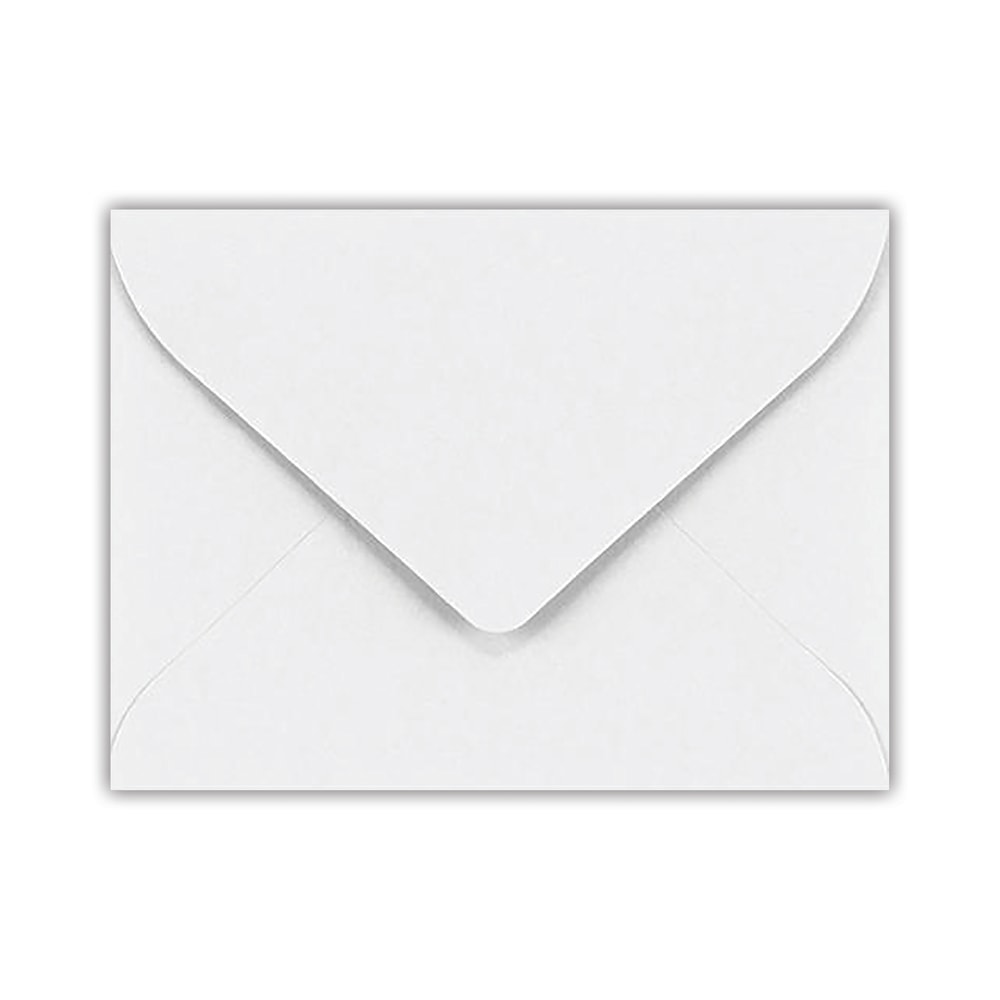 LUX Mini Envelopes, #17, Gummed Seal, Bright White, Pack Of 50