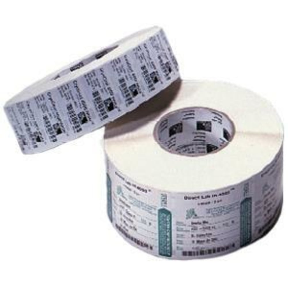 Zebra Label Paper 4x 3in Thermal Transfer Zebra Z-Select 4000T 1 in core - 4inx 3in - Permanent Adhesive - 83262