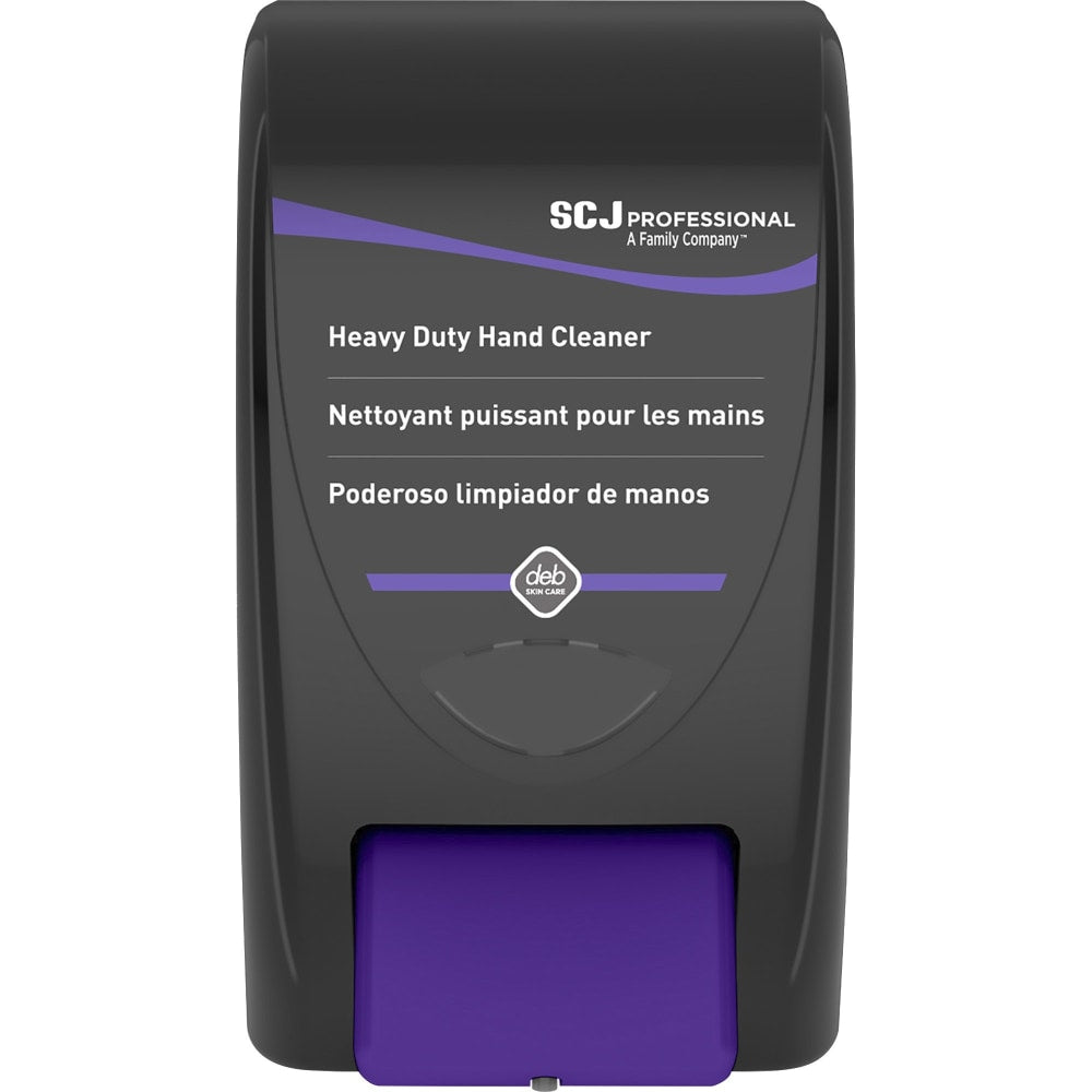 SC Johnson Hand Soap 2000 Manual Dispenser - Manual - 2.11 quart Capacity - Durable, Antimicrobial, Locking Mechanism, Site Window - Black - 1 Each