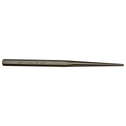 Mayhew Tools Line Up Punch  Full Finish, 10 in, 3/16 in Tip, Alloy Steel