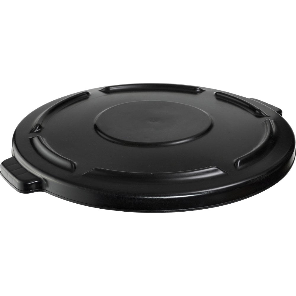 Rubbermaid Commercial Brute 44-gallon Container Lid - Round - Plastic - Black - 4 / Carton