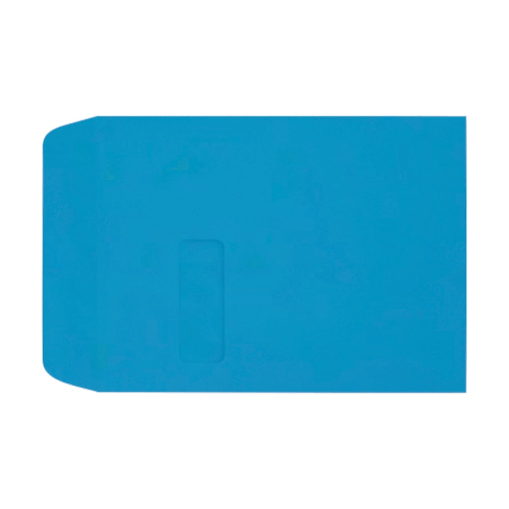 LUX #9 1/2 Open-End Window Envelopes, Top Left Window, Self-Adhesive, Pool, Pack Of 500