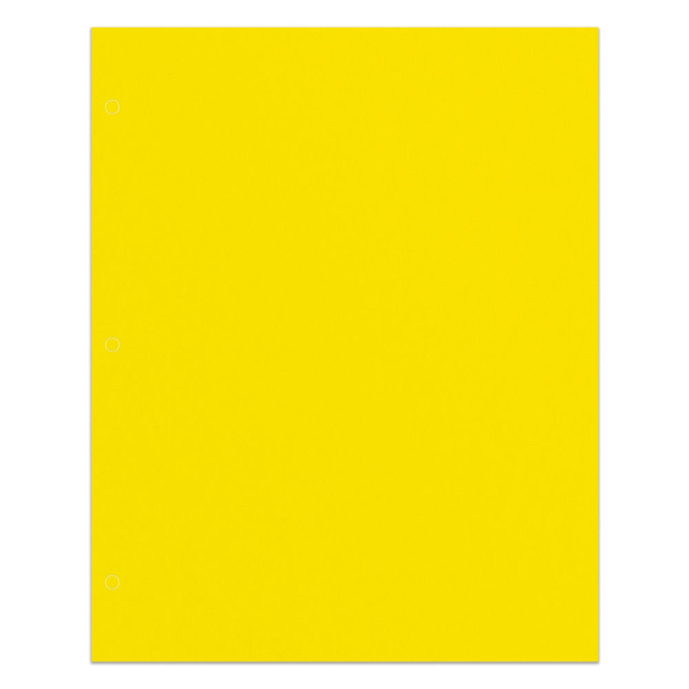 Office Depot Brand 2-Pocket School-Grade Paper Folder, Letter Size, Yellow