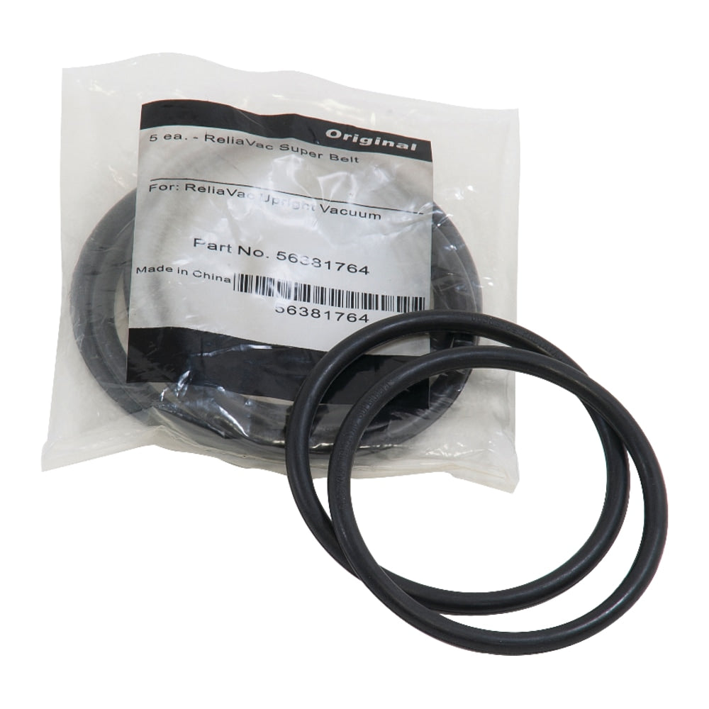 Clarke SuperBelts For Reliavac 12, 12DC, 12HP And 16HP Upright Vacuums, Pack Of 5