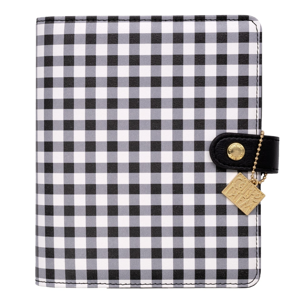 Pukka Pads Personal Planner, Monthly & Weekly, 7.48in x 6.42in, 12 Months, Buffalo Check