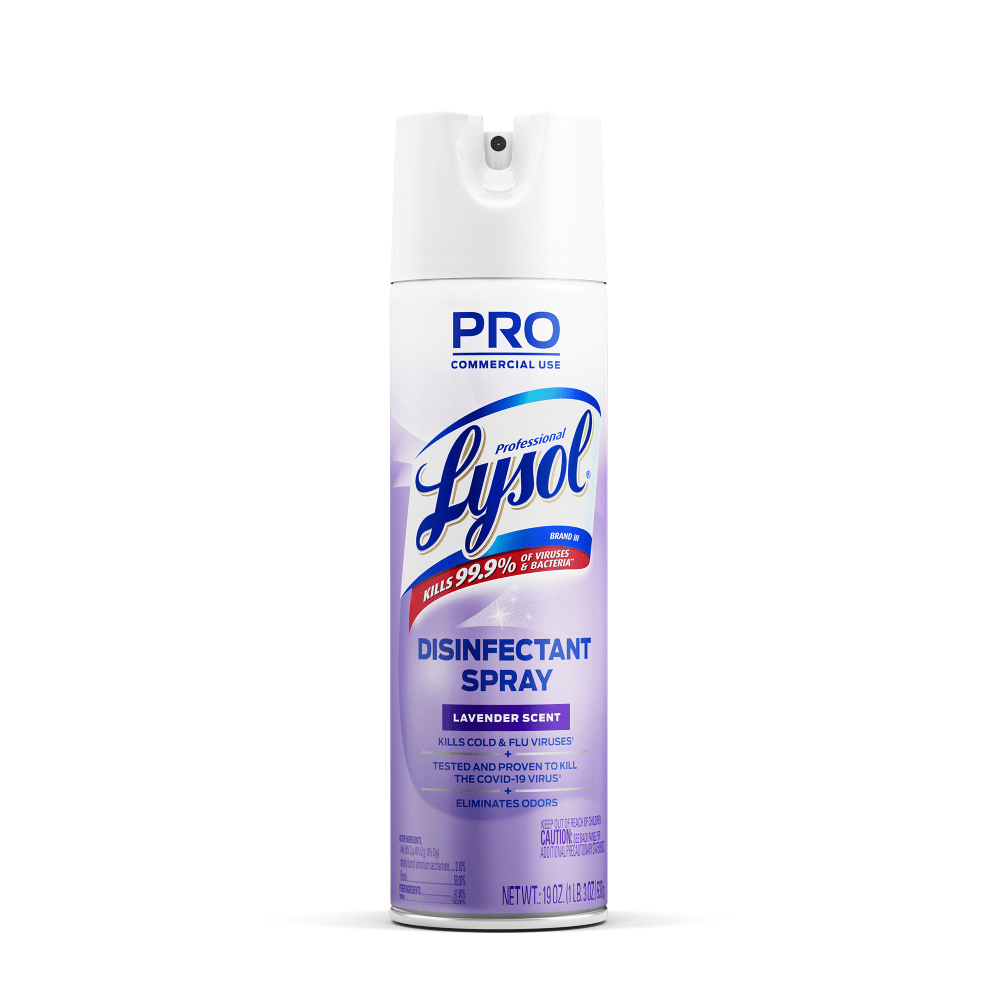 Lysol Disinfectant Spray, Lavender Scent, 19 Oz Bottle