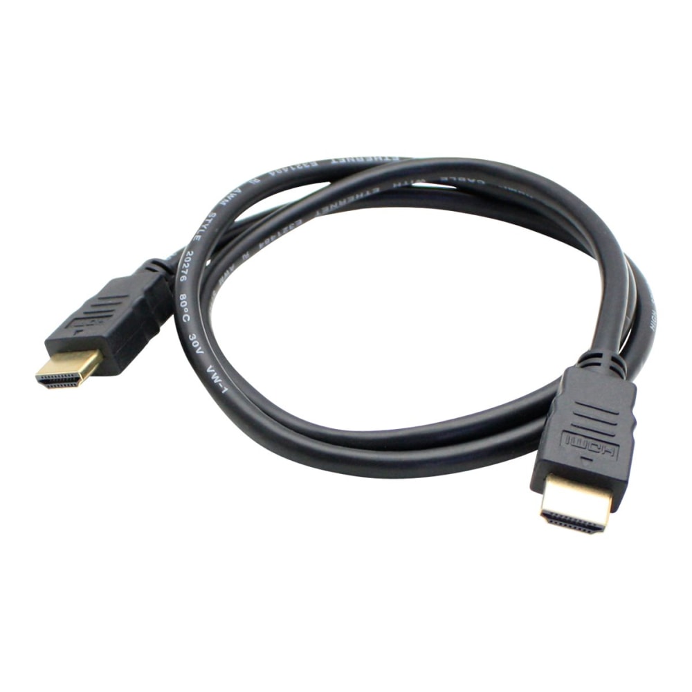 AddOn 6ft HDMI Cable - HDMI cable - HDMI male to HDMI male - 1.8 m - black