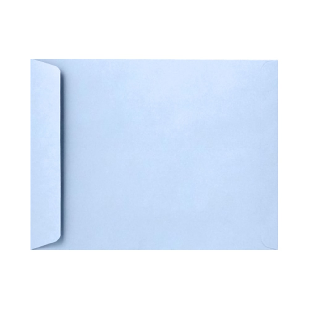 LUX Open-End 10in x 13in Envelopes, Peel & Press Closure, Baby Blue, Pack Of 500