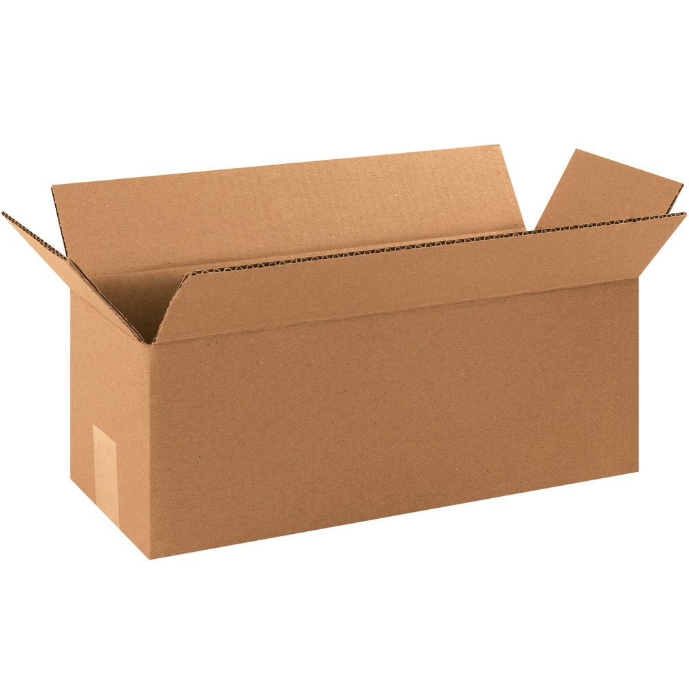 Partners Brand Long Corrugated Boxes, 5inH x 5inW x 16inD, Kraft, Bundle Of 25