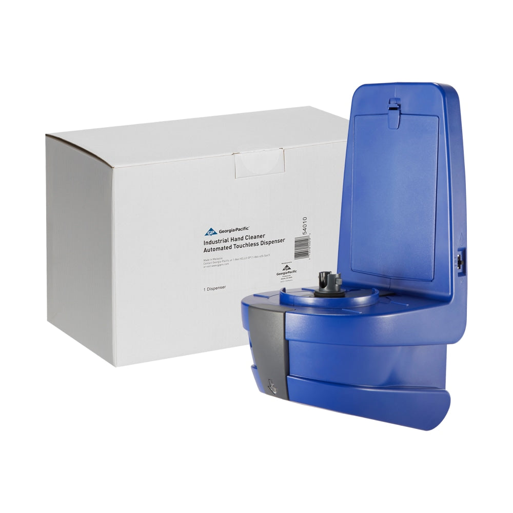 Georgia-Pacific Automated Industrial Hand Soap Dispenser, 9-19/20inH x 5inW x 5-1/5inD, Blue