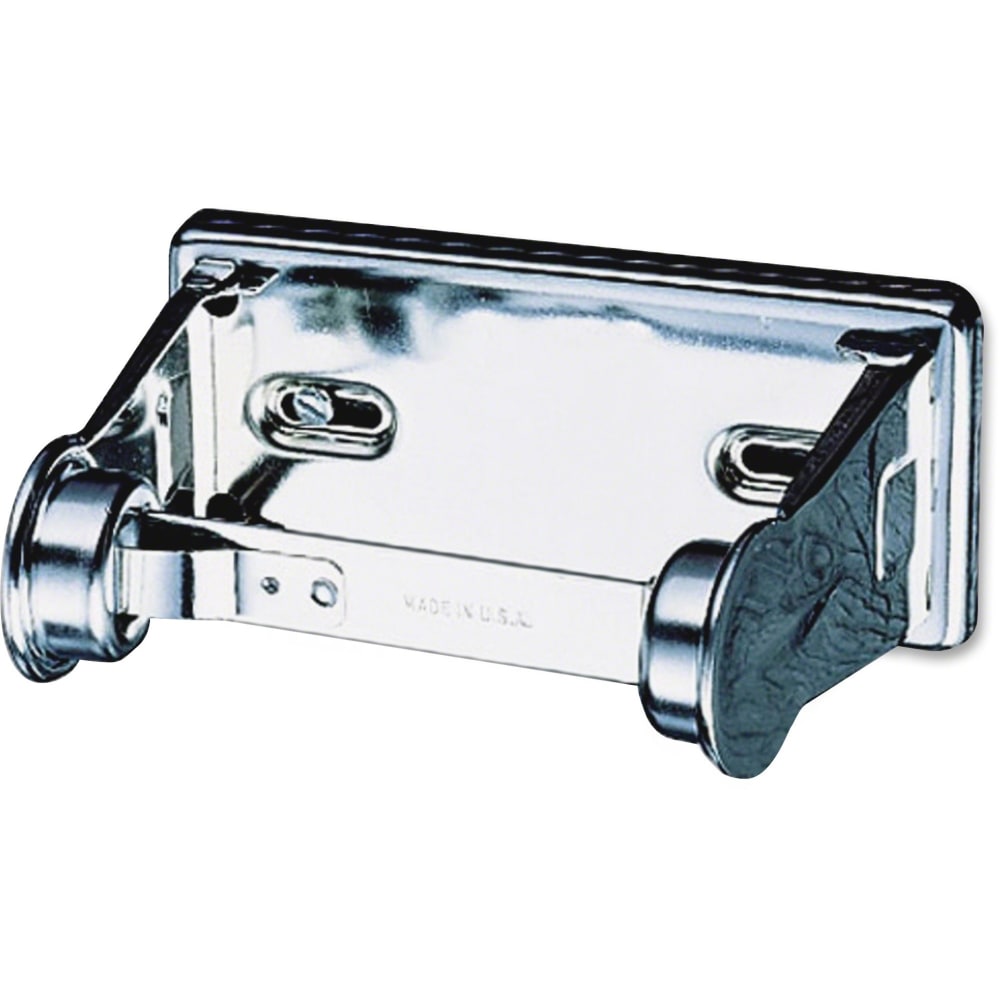 San Jamar Single-roll Toilet Tissue Dispenser - Roll Dispenser - 1x Roll - 2.8in x 6inx 4.5in Depth - Chrome - Lockable, Anti-theft - 20 / Carton