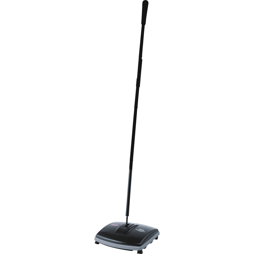 Rubbermaid Commercial Floor/Carpet Sweeper - 6.50in Brush Face - 9.5in Overall Length - Plastic Handle - Gray - 4 / Carton